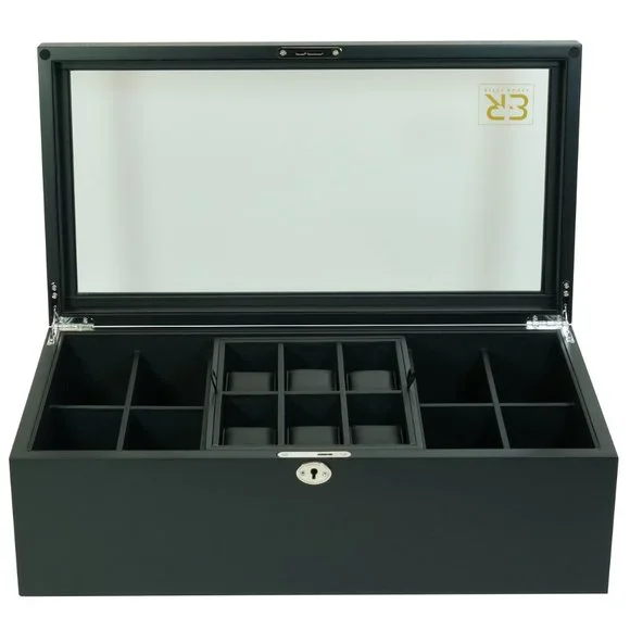 Ultimate Accessory Organizer: Premium Box for 8 Belts, 6 Watches, and Jewelry - Picture 3 of 6